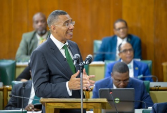 Prime Minister, Dr. the Most Hon. Andrew Holness makes his contribution to the 2025/26 budget debate in the House of Representatives on Thursday (March 20).

