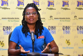 Detective Inspector Kimesha Gordon, who is assigned to the Anti-Trafficking in Persons Vice Squad, which falls under the Jamaica Constabulary Force (JCF) Counter-Terrorism and Organised Crime Investigation Branch.

