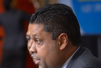 Member of Haiti’s Transitional Presidential Council, Laurent Saint-Cyr, addresses a press conference at the Montego Bay Convention Centre in Rose Hall, St. James, on Tuesday (July 8), following the conclusion of the three-day 49th Meeting of the Conference of Heads of Government of CARICOM.

